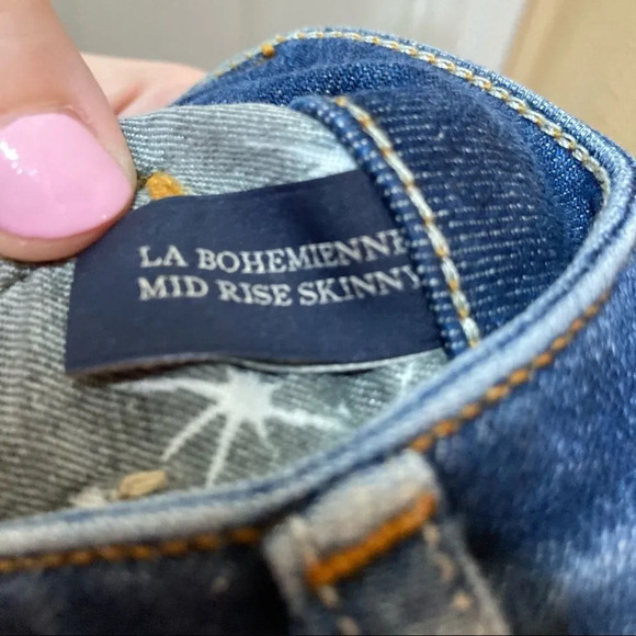 SCOTCH & SODA La Bohemienne Mid Rise Skinny Jeans Size 27 x 32 - Picture 8 of 9